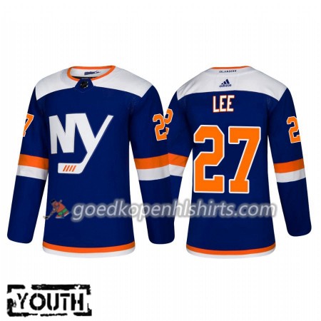 New York Islanders Anders Lee 27 Adidas 2018-2019 Alternate Authentic Shirt - Kinderen